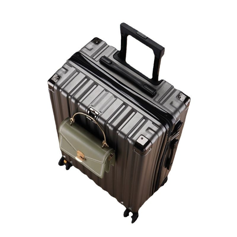 Cross-border luggage male student silent universal wheel 24 zipper box female new password box 26-inch suitcase wholesale