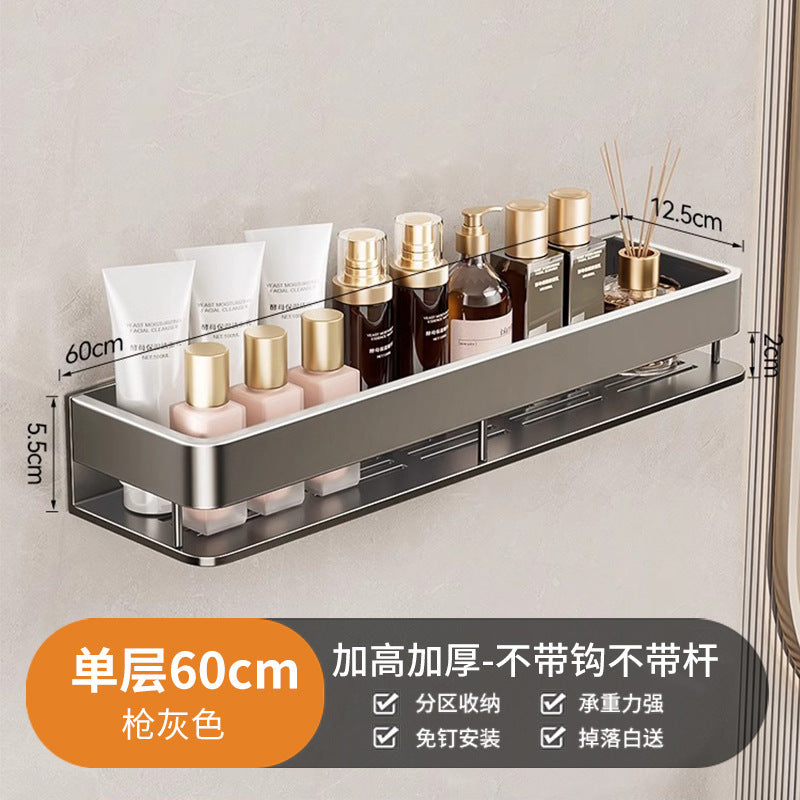 Bathroom bathroom storage rack heightened no punching wall hanging bathroom toilet wash basin classy storage rack