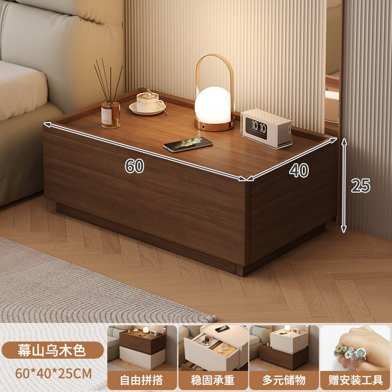 Bedside table for home italian normcore storage storage free combination cabinet popular sofa side table bedroom bedside table