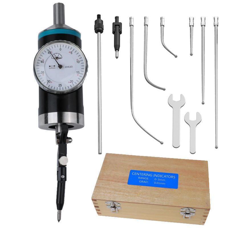 Center search gauge WT 6 drill 0-3MM 0.01MM fixed center lever table, center positioning lever dial table