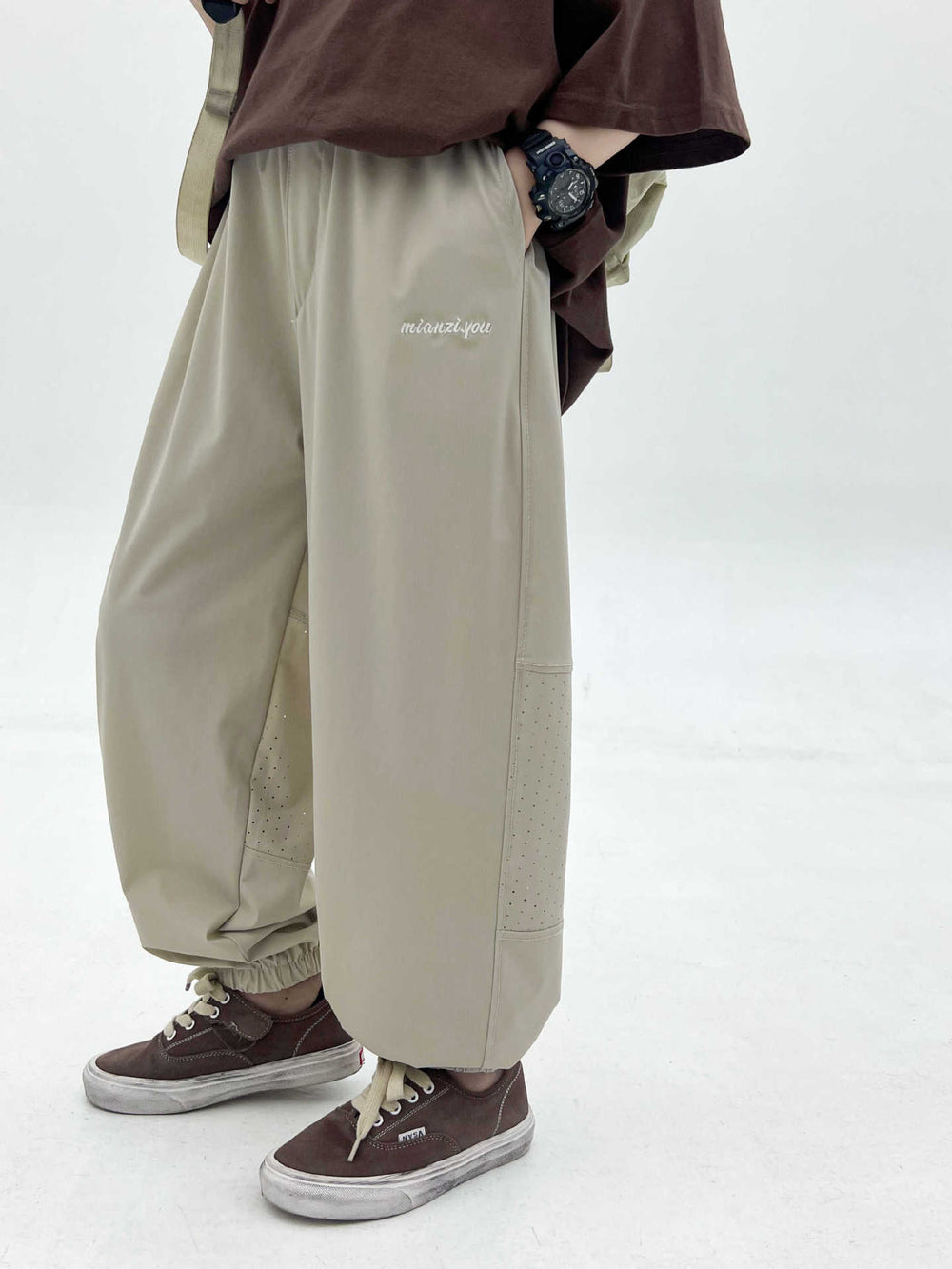 [high elasticity on all sides] summer trendy soft, thin, loose, cool and quick-drying pants