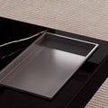 Ready-to-ship luxury stone coffee table - italian minimalist style, perfect for small apartments. high-end, large-sized square coffee table for home living rooms