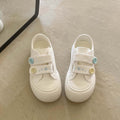 Autum thin breathable sneakers for women 2026new arrivalthick solewhite shoesniche style canvas shoes with skirt bread shoes