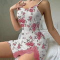 hot-selling, cute-style, new printed nightgown, sexy camisole, lingerie, loungewear, nightgown set
