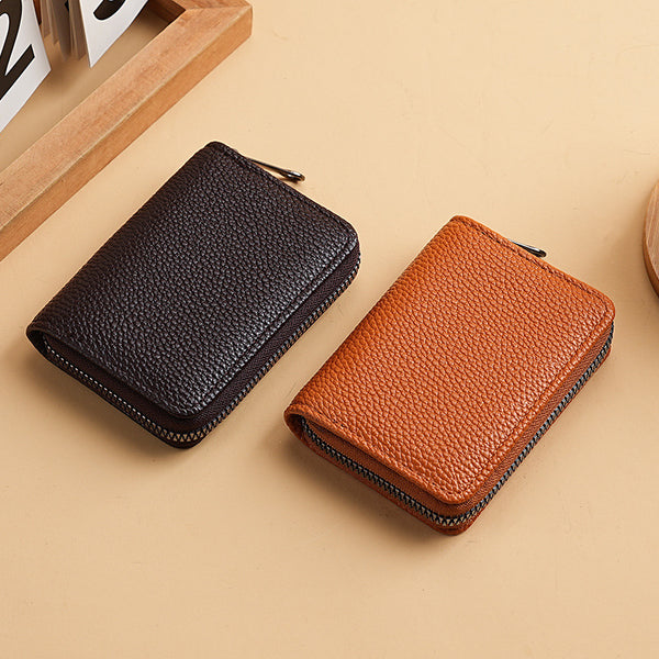 Cross-border organ, multi-card card bag, men's card holder, women's zipper wallet, ID card holder, card holder, change bag.