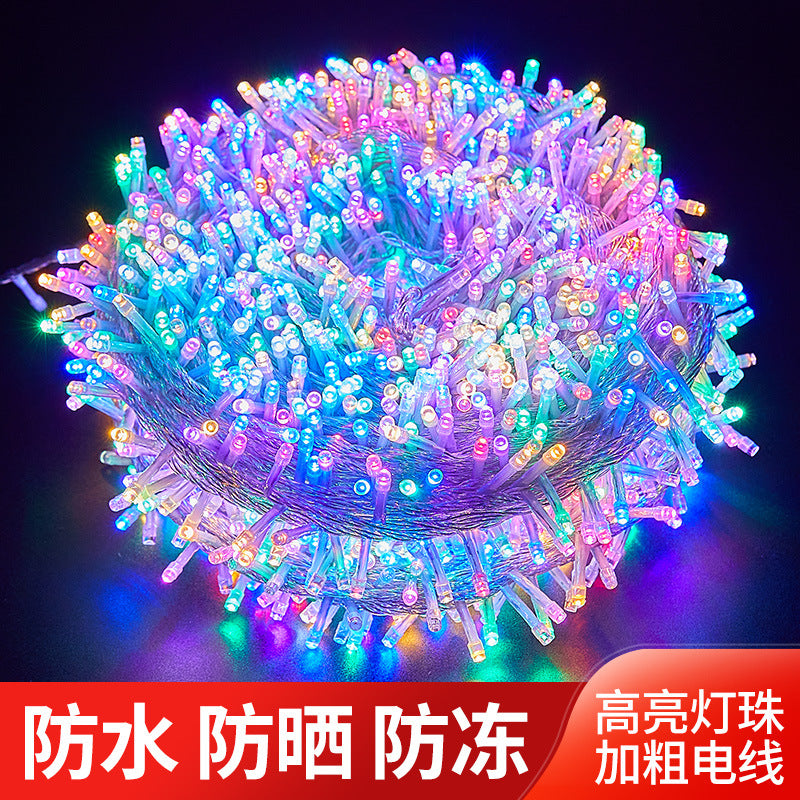Factory direct wholesale led light string, outdoor gypsy lights, Christmas lights, wedding lights, holiday decoration flashing lights