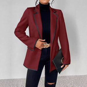 Amazon cross-border e-commerce: european and american style women's blazer - new autumn/winter fashion, elegant and chic, casual blazer