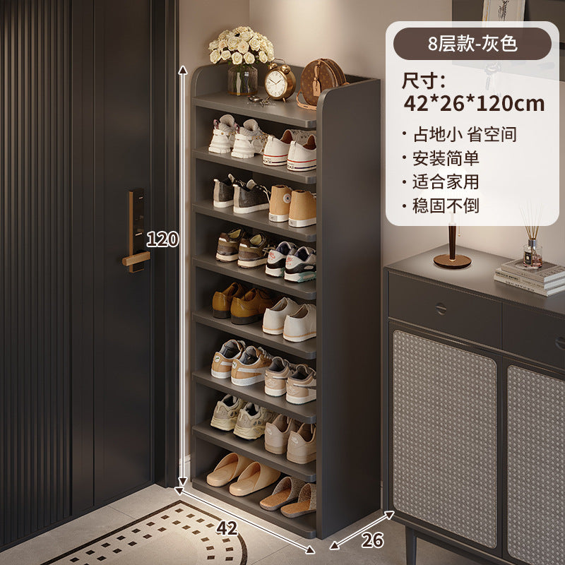 Shoe rack, multi-layer simple small and narrow rental house at the entrance of the home, rental good things 2025 new indoor shoe cabinet