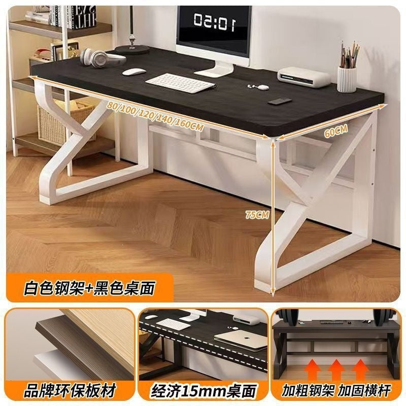 Desk, desktop, home table, gaming desk, bedroom study writing desk, office desk, simple rectangular computer desk