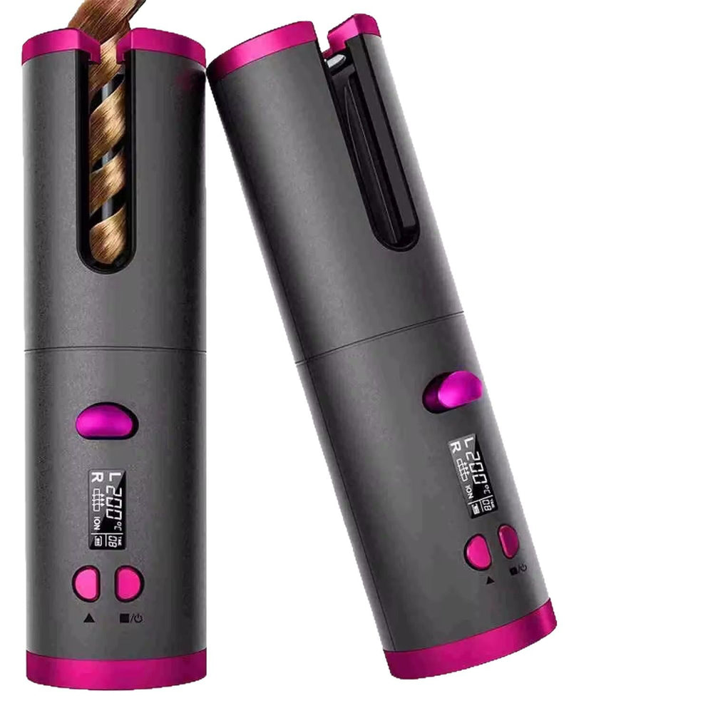 usb curling iron / cordless rechargeable curling iron - hot selling automatic hair curler for lazy days - perfect gift!