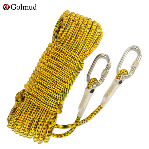Safety Rope 12mm Mountaineering Rope Aerial Work Construction Safety Rope High-rise Exterior Wall Construction Nylon Rope RL222