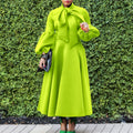 Amazon  spring new arrivalfashiontie back lantern sleeve high waistbowsplus size swing dress cross-border dress