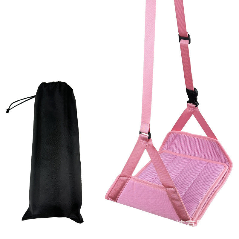 Travel footrest hammock desk hanging footrest outdoor footrest hammock portable airplane hammock high-speed rail seat footrest