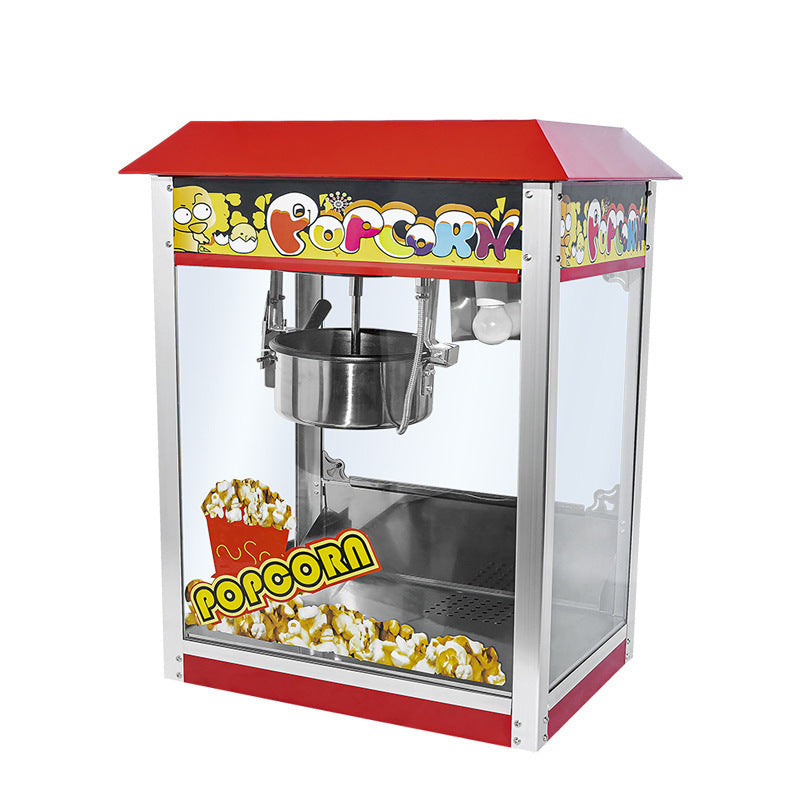 Popcorn machine commercial stall fully automatic puffer machine electric spherical butterfly popcorn machine roof popcorn machine
