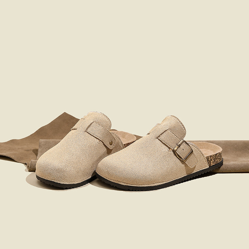 birkenstock shoes toe-cap half-slippers women's one-leg women's shoes new arrival 2025thick sole half-slippers birkenstock slippers export