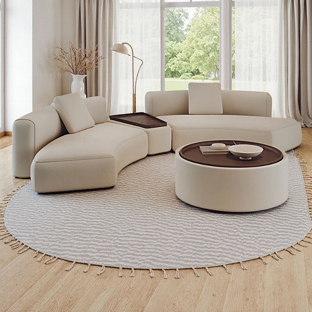 Italian normcore designer creative large flat floor rest area living room hotel beauty salon fabric sofa negotiation combination