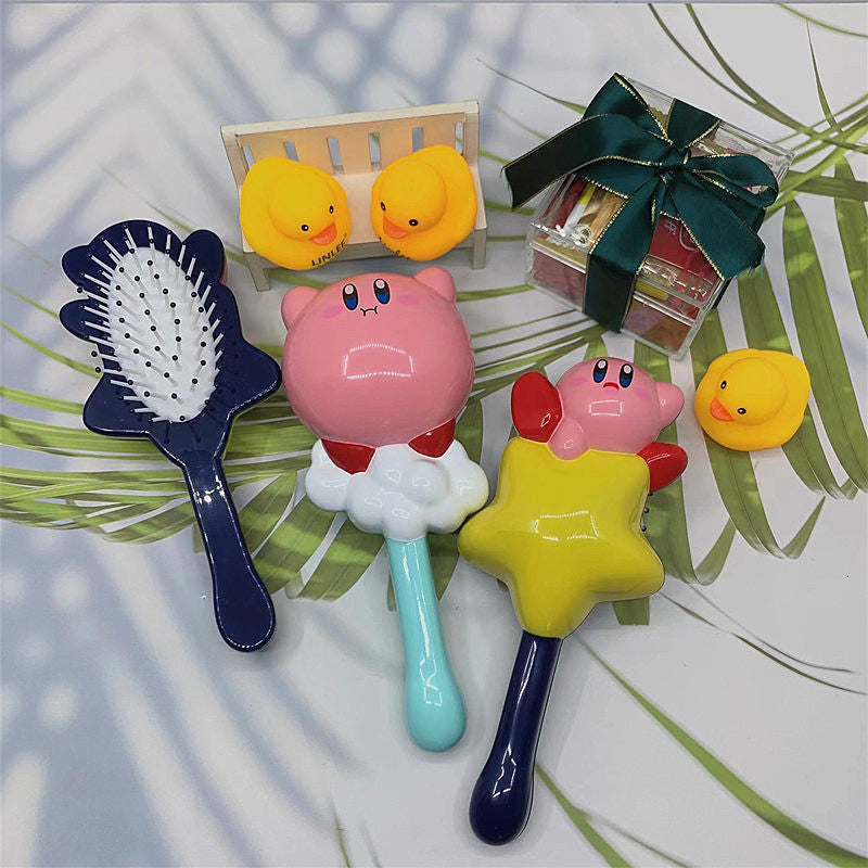 Kirby air cushion comb - kids' cartoon comb, massage comb, anti-static, cute & portable air cushion comb - direct from the manufacturer
