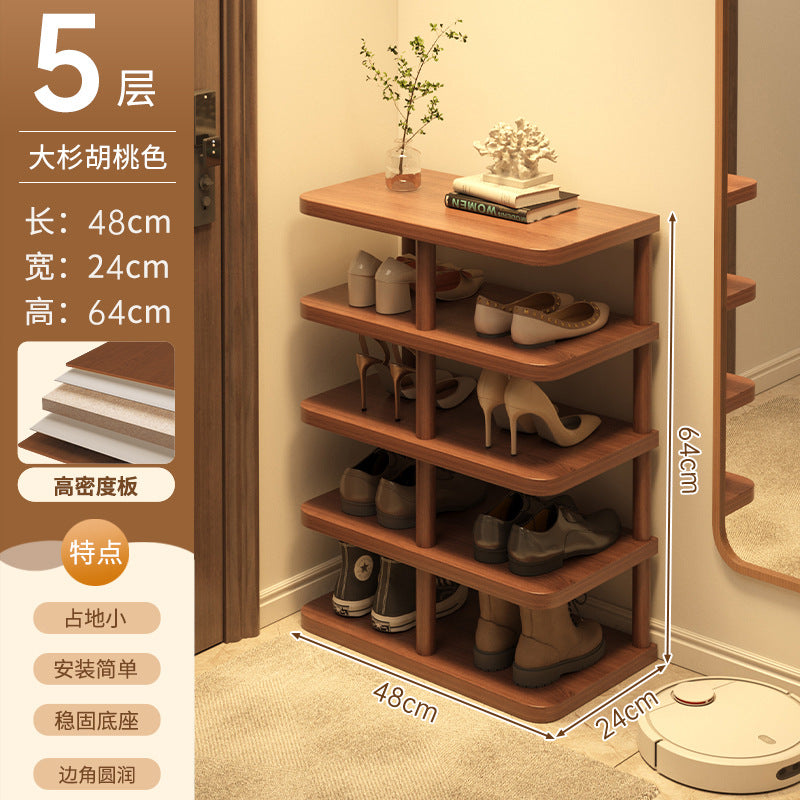 Shoe rack home door multi-layer strong and good-looking small narrow rack rental simple indoor shoe storage rack storage shoe cabinet