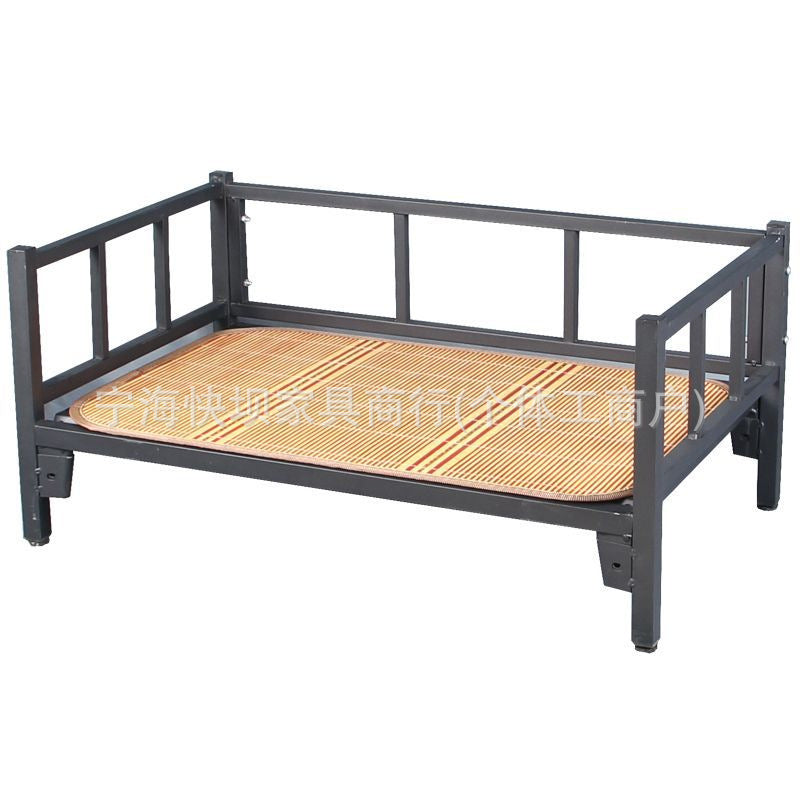 Pet iron bed neutral dog house bed off the subway art large, medium and small dogs teddy french fighting all year roundneutral dog house bed frame