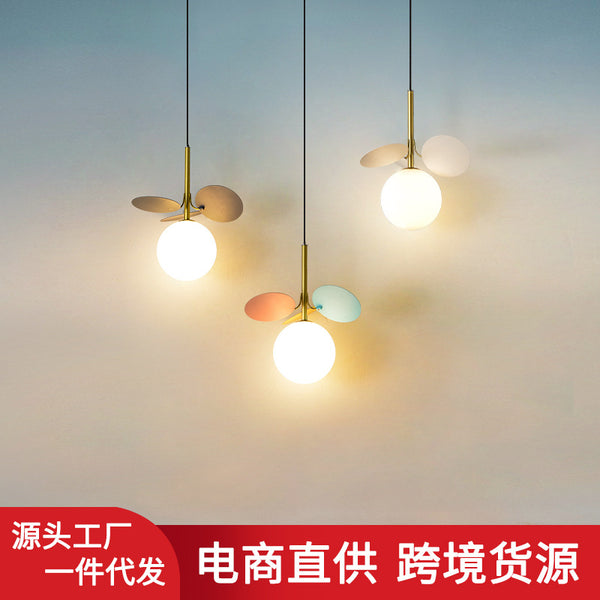 Nordic creative bedside small chandelier modern simple personalized clothing store window cafe milk tea shop bar chandelier