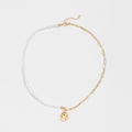 Women's pearl pendant wholesale: european and american cross-border design, mixed metal jewelry, high-end, unique, and trendy necklaces