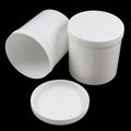 High temperature resistant 1l/1000ml food grade solder paste barrel facial mask powder plastic barrel sealed jar with screw mouth and inner pad