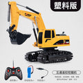 six-way alloy remote control excavator kids toys electric sound and light artificial engineering vehicle excavator model toys