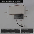 Hotel & b&b wall sconce - bedroom bedside pull cord wall lamp - modern minimalist fabric wall light - custom project & wholesale