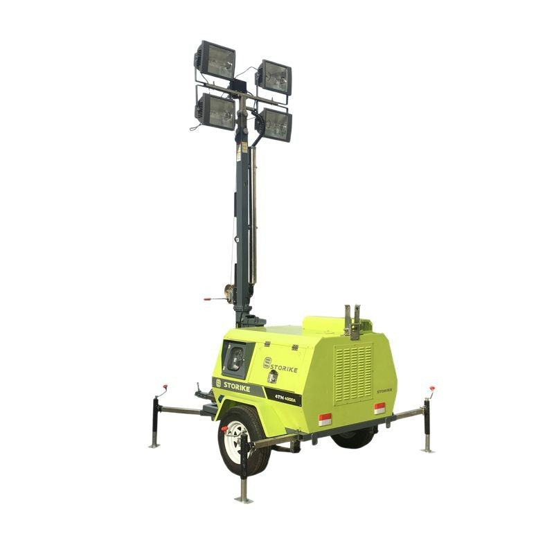 Mobile lighting truck factory direct sales, hand-pushed trailer type 5 meters 7 meters 9 meters mobile lighthouse lighting project selection