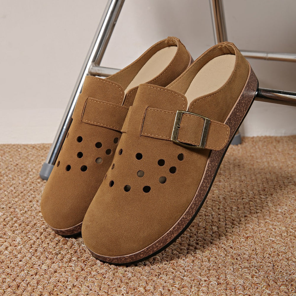 European station  spring/summer new collection: chunky platform birkenstock-style slip-on open-toe mules - women's casual sandals