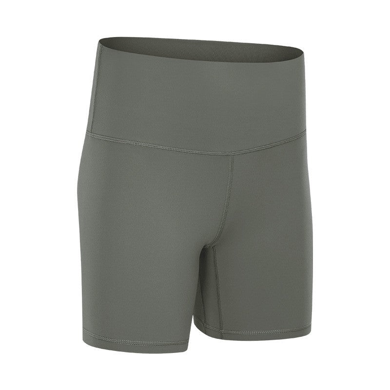 High-waisted, slim-fit yoga shorts for women - tummy control, butt lift, stretchy capri length - perfect for summer running, fitness, and cycling (s2064)