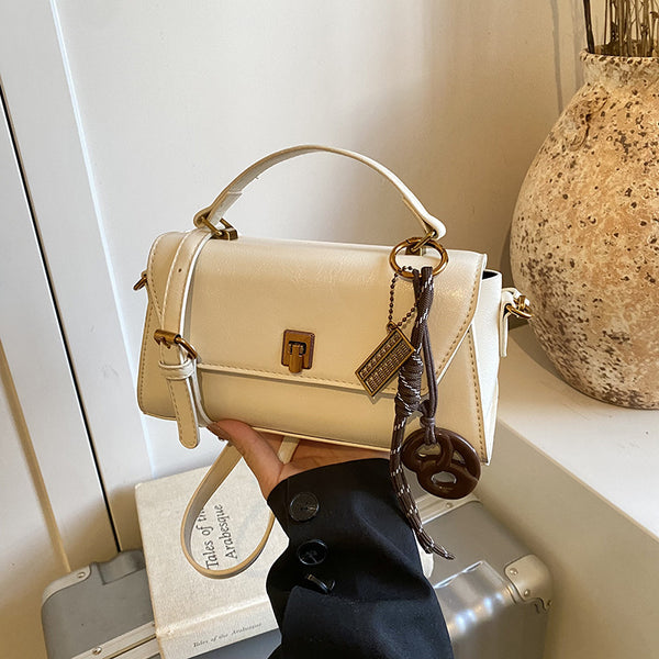 Super fire small bag women's autumn and winter retro 2025 new fashion messenger bag women's versatile portable work small square bag