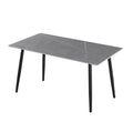 Nordic light luxury sintered stone dining table - modern minimalist design for small spaces - direct from the manufacturer - multiple sizes available
