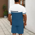 men's short-sleeve and shorts set, casual sportswear set, 3d printed cross-border hot seller, dropshipping available