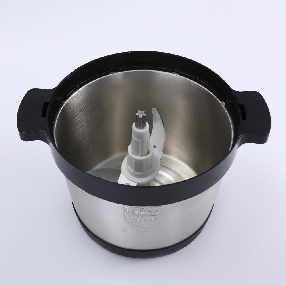 new arrival 12l large-capacity stainless steel meat grinder, home and commercial dual-purpose meat grinder, minced meat electric food processor