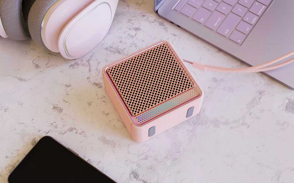 Wireless bluetooth speaker - mini cube portable speaker - desktop "little cannon" audio system