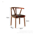 For home dining table and chairs taishi chair modern casual commercial restaurant dining chair dining table stool horn chair chair back chair
