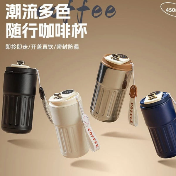 New smart new thermos cup 316 stainless steel high value accompanying car portable cup coffee cup water cup