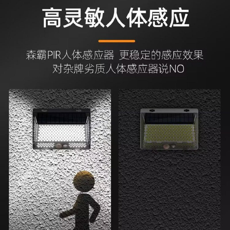 Remote control solar garden lights outdoor lighting new style street lights super bright sensor lights waterproof for home outdoor use