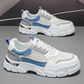 Men's 2026 spring new mesh breathable athletic casual shoes - youth trendy versatile chunky sole skate shoes