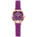 New arrival ultra-thin women's small dial watch alloy luxury quartz watch plaid silicone strap fashion watch watch