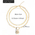 European and american cross-border sunflower pendant necklace - women's light luxury, high-end, diamond-studded geometric sweet & cool beaded choker necklace wholesale