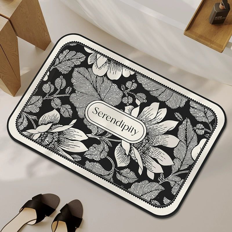Floor mat bathroom winternew arrivalaccessible luxuryclassy diatom mud bathroom door non-slip toilet absorbent mat