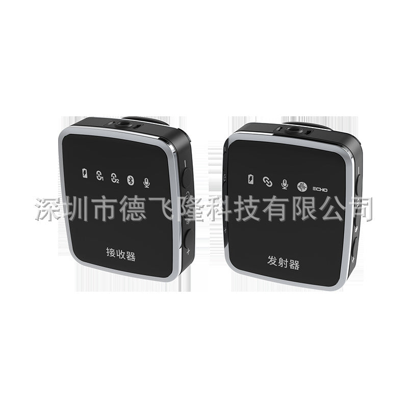 D608 wireless bluetooth collar microphone mobile phone computer backing track live camera photography radio microphone sound card