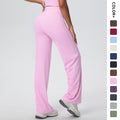 nude feel tight yoga pants high waist hip straight-leg pants looseslimming look outdoor sports running fitness pants