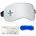Usb rechargeable hot & cold eye mask - eye massager, eye care device, vibration massage, ice pack, sleep eye massager