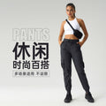 New lightweight, quick-dry, breathable women's activewear leggings - outdoor casual, loose fit, mid-rise, jogger style cargo pants d25002