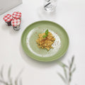 Scandinavianins style casualpure colorfor home breakfast plate, high-looking ceramic steak plate, dessert plate, pasta plate