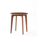 Scandinavian solid wood small coffee table ash wood round side table small apartment living room sofa side table balcony mini round table