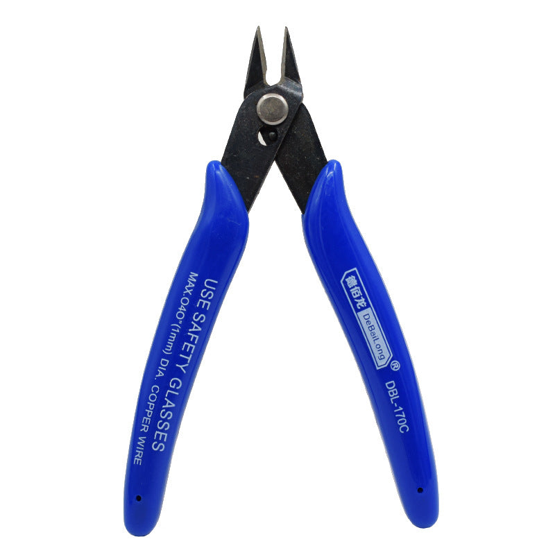 DBL170C oblique mouth pliers mini electronic oblique mouth scissors hand-cut, trimming line small scissors Ruyi pliers nozzle
